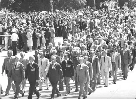 It is only with enormous pride that the Greeks of Australia celebrate the Greek National day (1982)