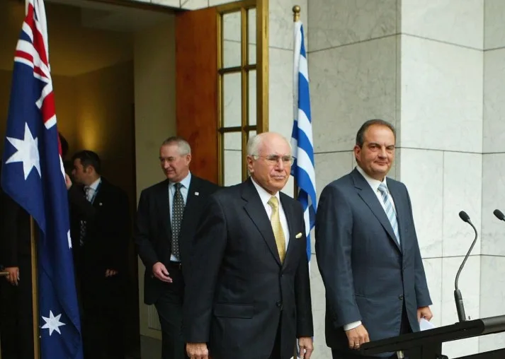 John Howard and Kostas Karamanlis Australia Visit 2007