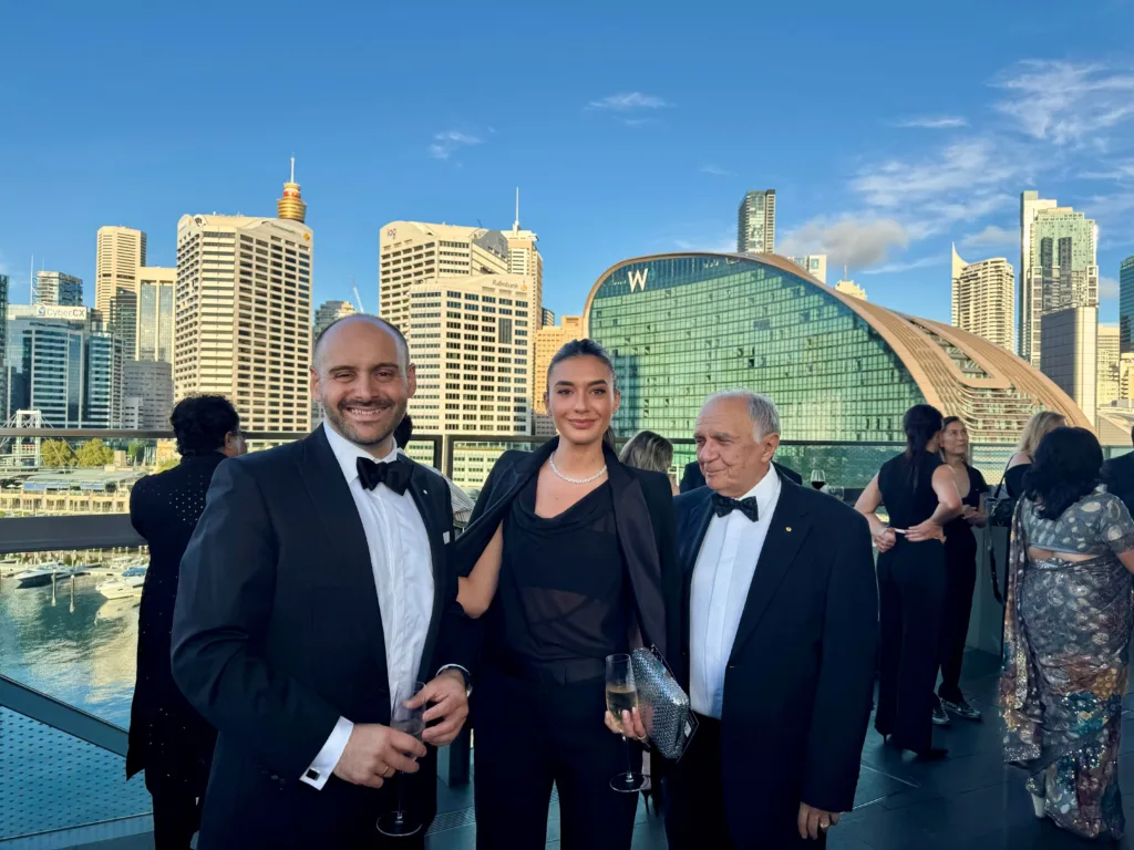 Peter Doukas OAM ECCNSW Dimitra Skalkos and Stepan Kerkyasharian AO