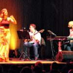 Tina with musicians