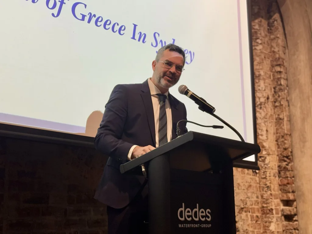 consul general of greece in sydney book launch 100 years