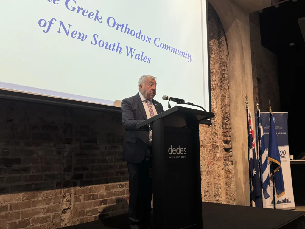 consul general of greece in sydney book launch 100 years 