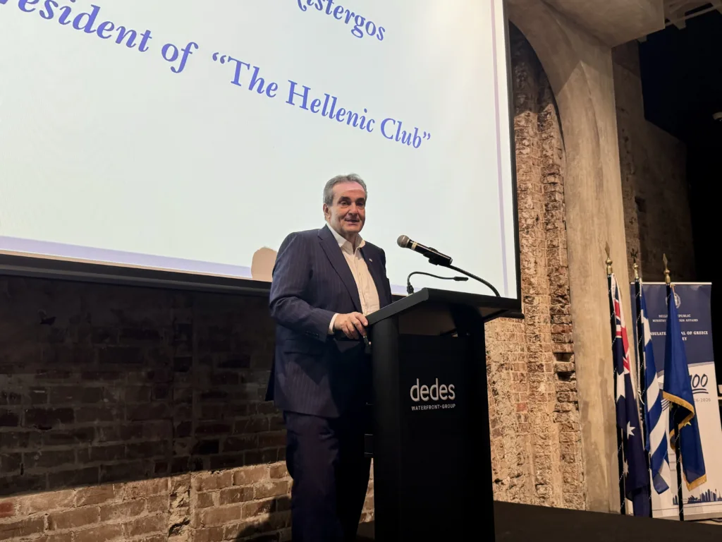 consul general of greece in sydney book launch 100 years 
