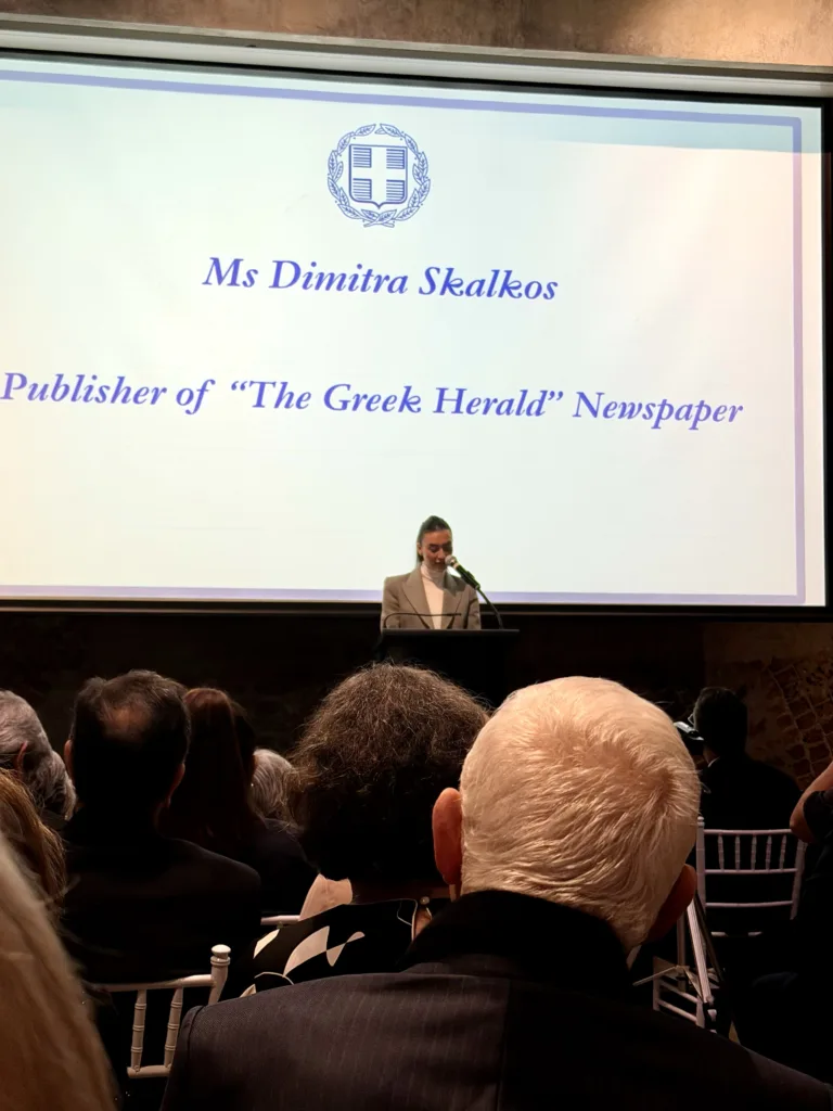 consul general of greece in sydney book launch 100 years 