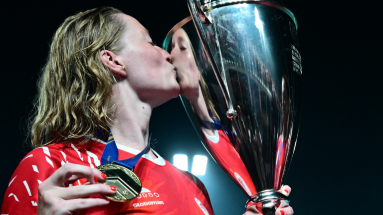 Abby Andrews shines as Olympiacos win fourth European women’s water polo title