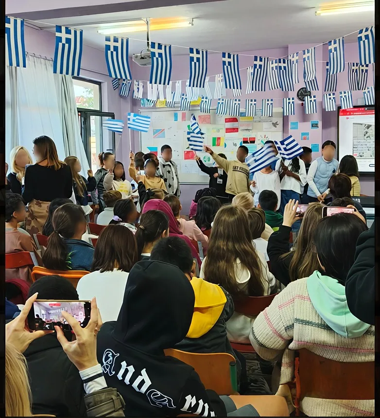 classroom greek celebration