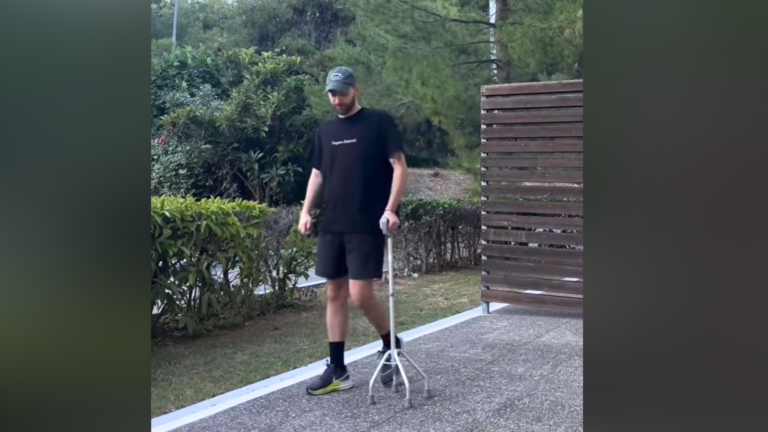 Greek tourist defies odds to walk again after devastating Perth beach injury